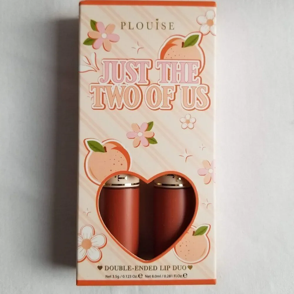 P.Louise - Just The Two Of Us Double Ended Lipstick - Peach Tease & Squeeze Me